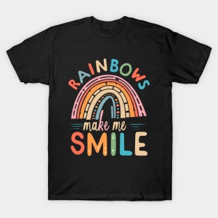 Rainbow make me smile T-Shirt